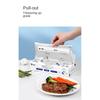 10Pcs/Box Reusable Food Bags Leakproof Freezer Stand Up Zip Lock Bag Kitchen Organizer Bags