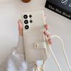 Чехол-кошелек для телефона с держателем для карт для Samsung Galaxy S25 S24 S23 Plus S22 Ultra S21 S20 FE, ремешок, шнур, чехол для сумки через плечо