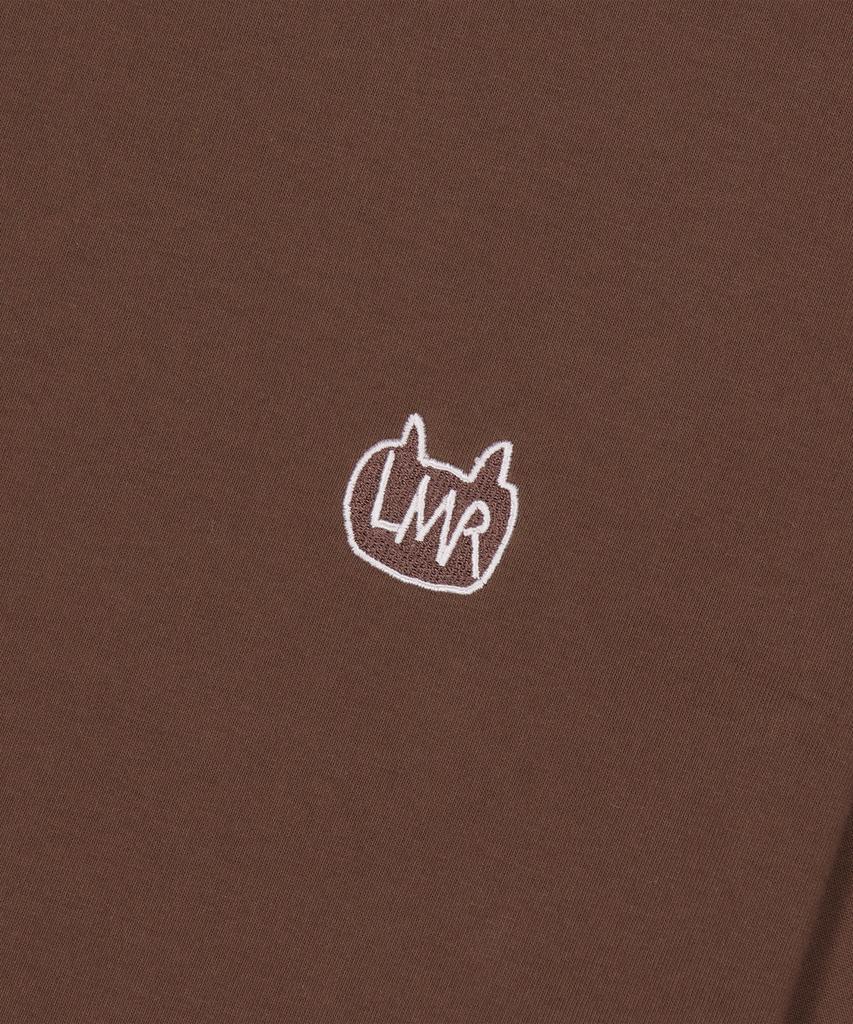LMR Symbol Embroidered Logo Drawing T-Shirt Brown