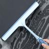 Shower Squeegee Glass Scraper Window Clean Accessories Household Cleaning Tool Rust-Resistant Long Handle Glass Wiper for Bathroom Kitchen