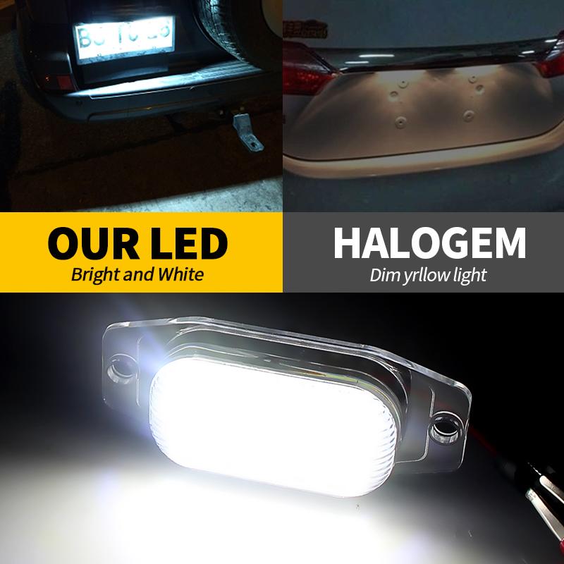 2x светодиодный фонарь подсветки номерного знака для Toyota FJ Cruiser XJ10 GSJ15 2007-2014 Toyota Land Cruiser FJ80 1991-1997 81271-24010