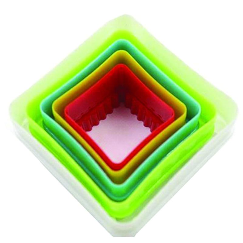 Lovely Shape DIY Cutter Mold for Fruit Fondant Cake Cookie Baking Tools Random Color