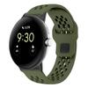 Силиконовый Ремешок Для Google Pixel Watch 5/4/3/2/1 Дышащий Спортивный Ремешок Для Pixel 3/4/5 45мм Умных Часов Замена Мягкий Браслет