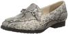 Мокасины Oriental Traffic, дождевые туфли-лодочки, квадратный нос, плоский каблук, большие и маленькие размеры, удобные для ходьбы, водонепроницаемые, с рисунком питона, для дождя или яркого солнца, серые, см E, R-1014