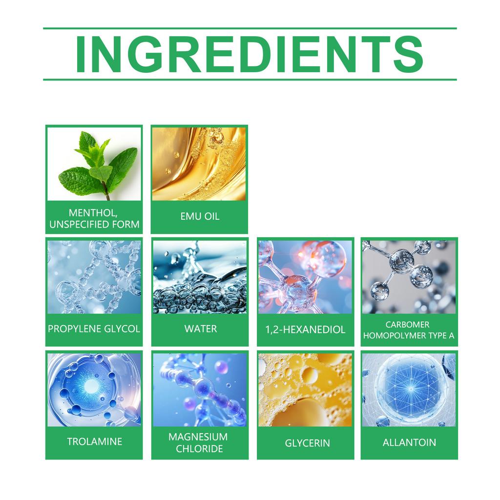 Массажный гель для облегчения боли в суставах Гель для облегчения боли Гель Имеет легкую и комфортную текстуру, уменьшающую дискомфорт в суставах