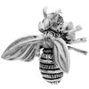 [Синдзюку Гин но Кура] Серьга из стерлингового серебра 925 пробы 'Медоносная пчела' (Одиночная серьга) 3D Реалистичное Насекомое Пчела Животное Мерч Пуссет