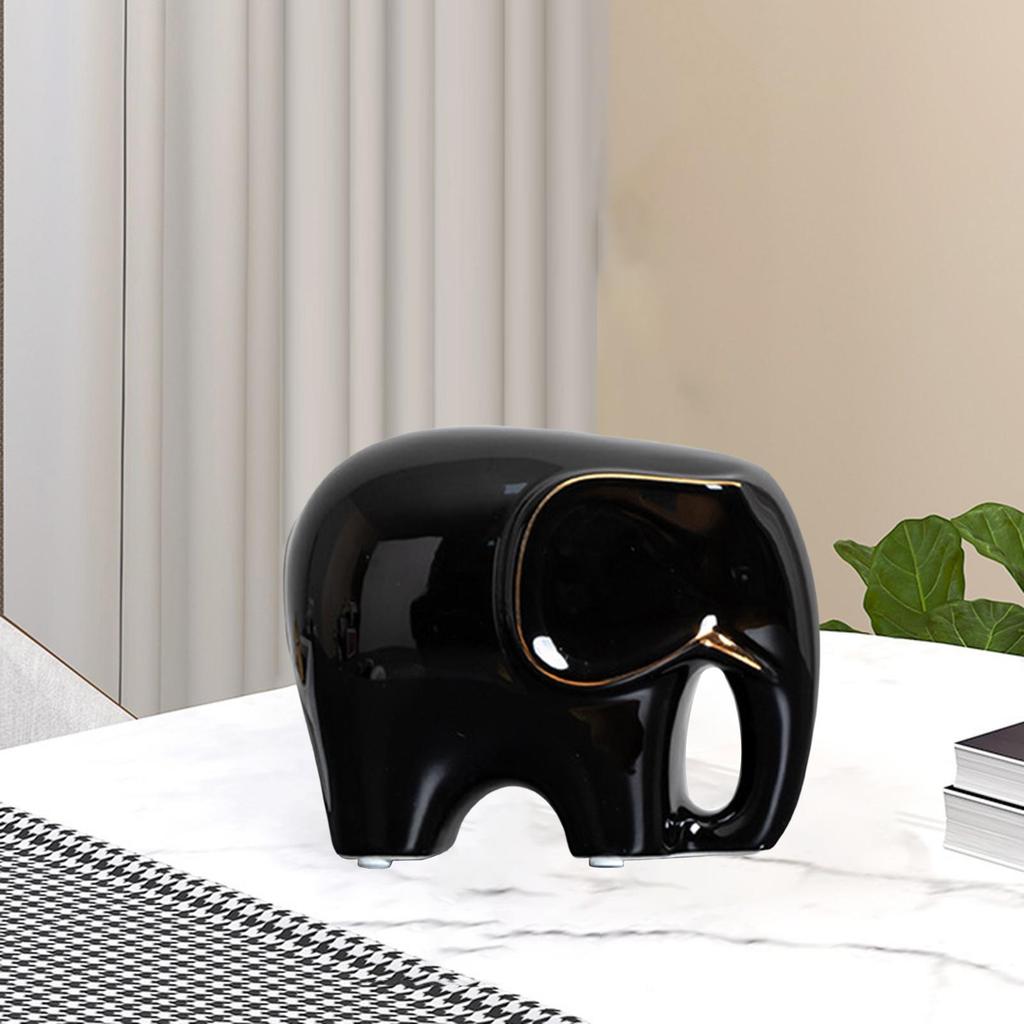 Modern Ceramic Statue Furnishing Animal Ornament for Home Living