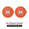 Waterproof Car Coaster Silicone Anti-slip Mat Interior Accessories For Volvo XC90 XC60 S60 V40 V50 V60 T6 XC40 V70 V90 S90 S80
