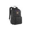 New Nylon Backpack Unisex Black & Gold 090568-02