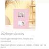 6-inch Picture Albums Book 200Pcs Large Scrapbook Album Linen Cover Photo Album  Family Anniversary