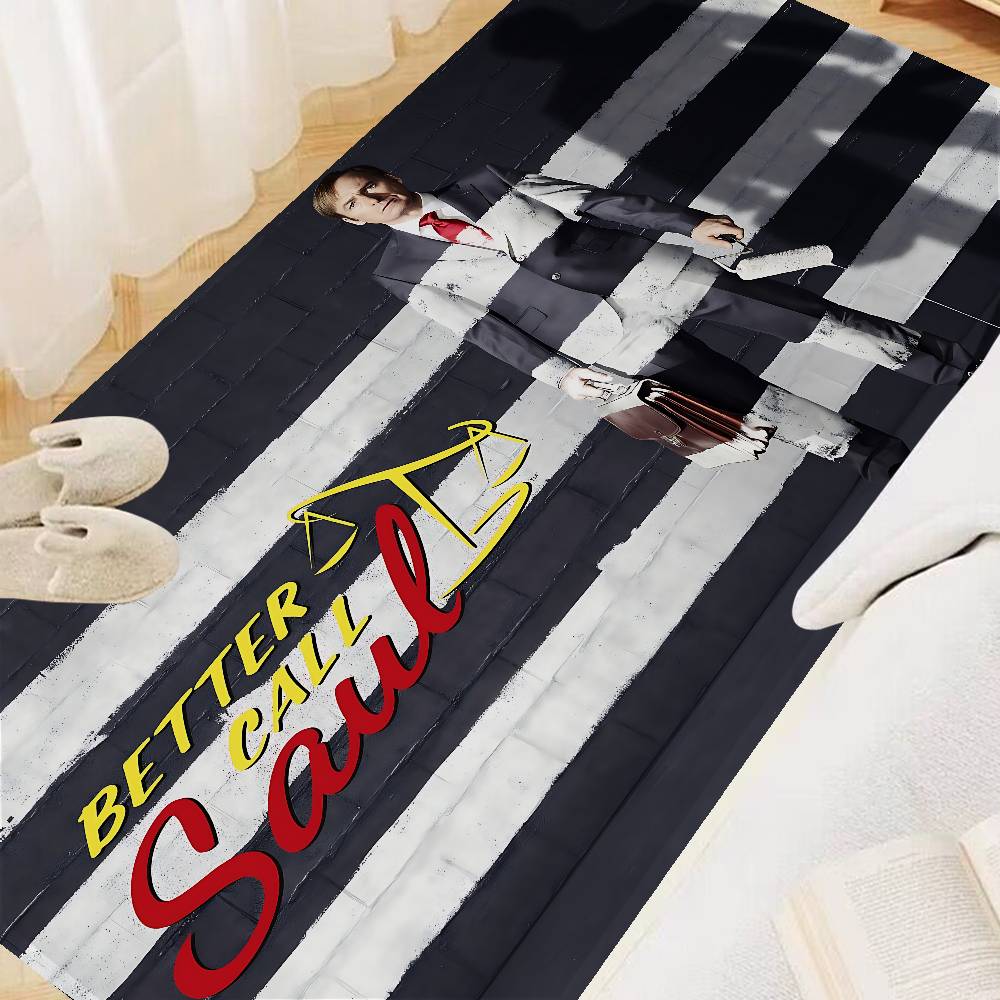 Classic Better Call Saul Floor Mat Anti-slip Absorb Water Long Strip Cushion Bedroon Mat Alfombra
