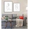 Painting Wall Pictures For Living Room Decor Abstract Kiss Line Body Art Prints Nordic S And Prints Wall Art Canvas