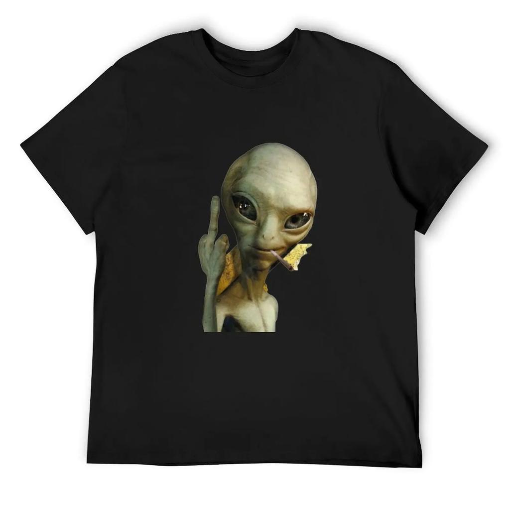 Alien Paul T-Shirt Hippie Clothes Oversized Anime Tshirt Men Clothes