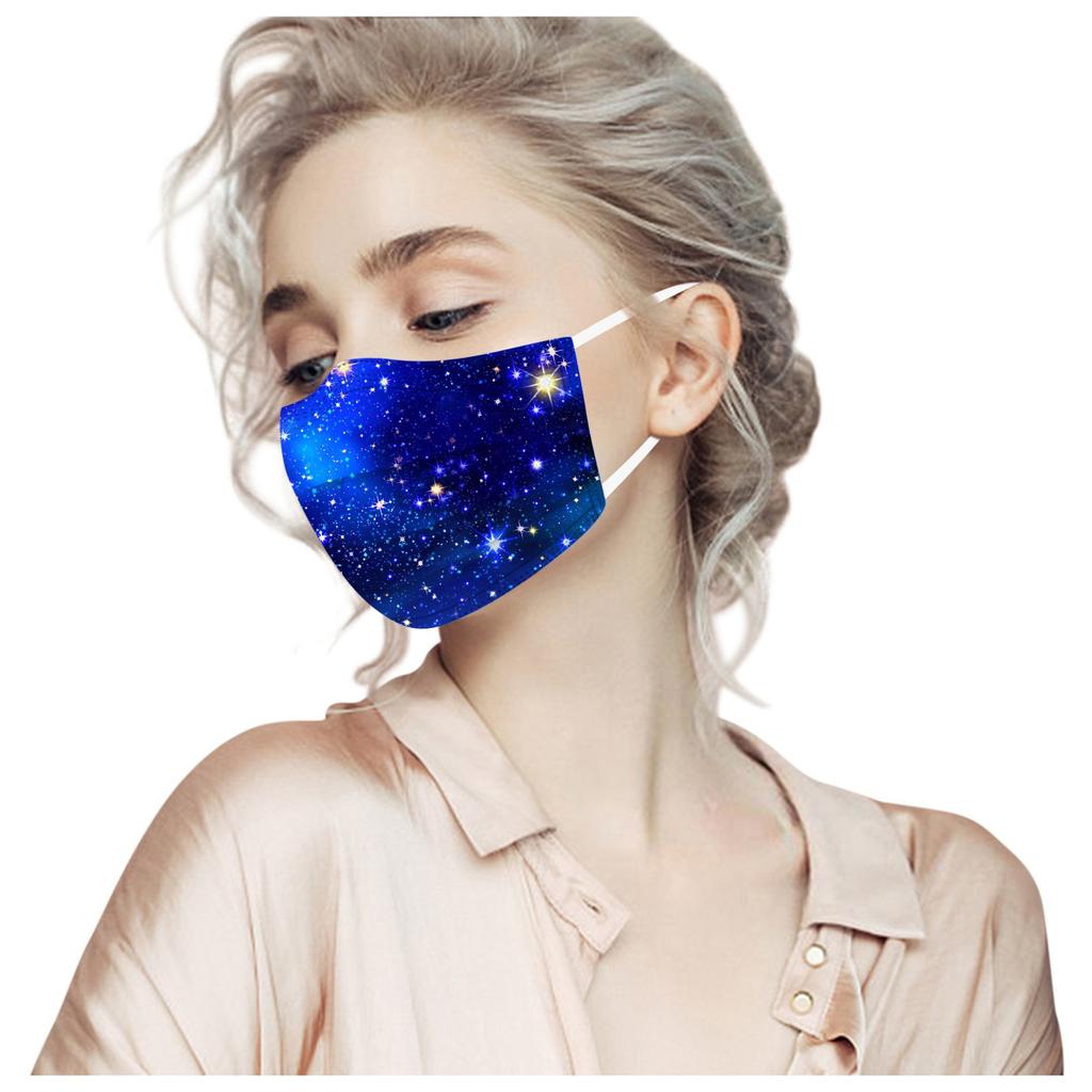 Adult Women Man Disposable Face Mask Industrial 3Ply Ear Loop 10PC Mask