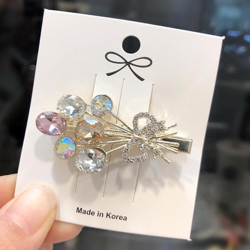 Головные уборы в древнем стиле Ханфу, заколка для волос с веером, жемчужная бахрома, заколка в виде утиного клюва, боковая заколка для волос, заколка для волос с диском феи, заколка для волос с любовью