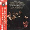 LP Record ANDRE PREVIN,ITZHAK PERLMAN,PITTSBU - Sibelius Violin Concerto In D Minor EAC90004 ANGEL Japan Obi Classical Used