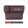 Leather Car Seat Gap Water Cup Holder Box Storage Bag For Ford Escape Ecosport Fusion Explorer Expedition Taurus