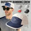 Embroidered Letter 5 Panel Baseball Cap Contrast Color Sun Hat Casual Sports Cap  Unisex