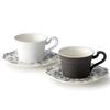 Dolce Duo Coffee Cup Set Gift Set Cups (Pair) (Boxed) (2 & Saucers) RU-1783