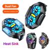 Магнитный и вращающийся задний зажим Радиатор для ноутбука и планшета Сильное охлаждение RGB Охладитель для мобильного телефона Вентилятор для охлаждения телефона для iPad iPhone Mac