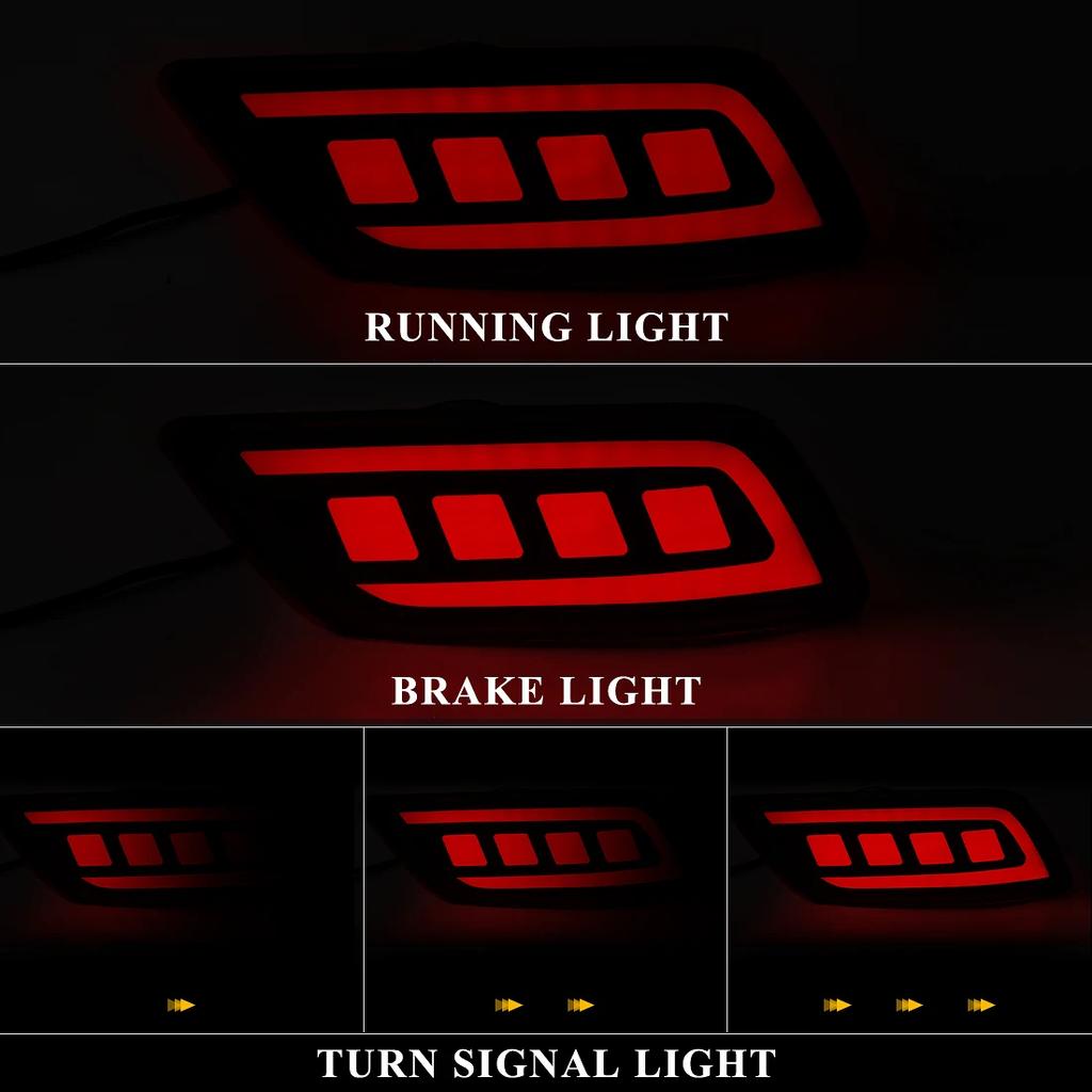 Для Subaru Forester 2019 2020 2025 2025 2025 Автомобильный светодиодный задний бампер отражатель света задний последовательный автоматический указатель поворота стоп-сигнал 12 В