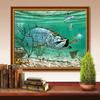 Алмазная картина с животными, рыбами, Алмазная мозаика, вышивка крестиком