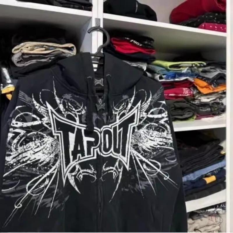 2024 весна и осень американская ретро уличная куртка в стиле Харадзюку в стиле хип-хоп с капюшоном мужская свободная повседневная однотонная куртка Y2k