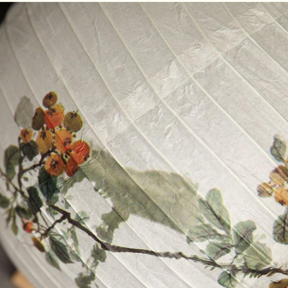 Retro Paper Mid-Autumn Lantern Glowing Hanging Paper Lantern Three-dimensional Handmade Street