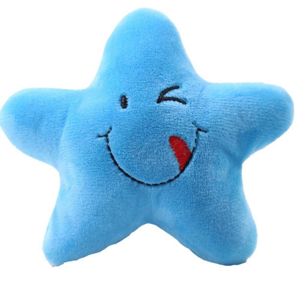 Stress Relief Pet Plush Toy Colorful Cartoon Fruit Animal Shape Bite-resistant Sounding Doll Molar