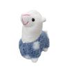 Cherished Mini Alpaca Plush Doll Keychain Colorful Soft Accessory For Bags