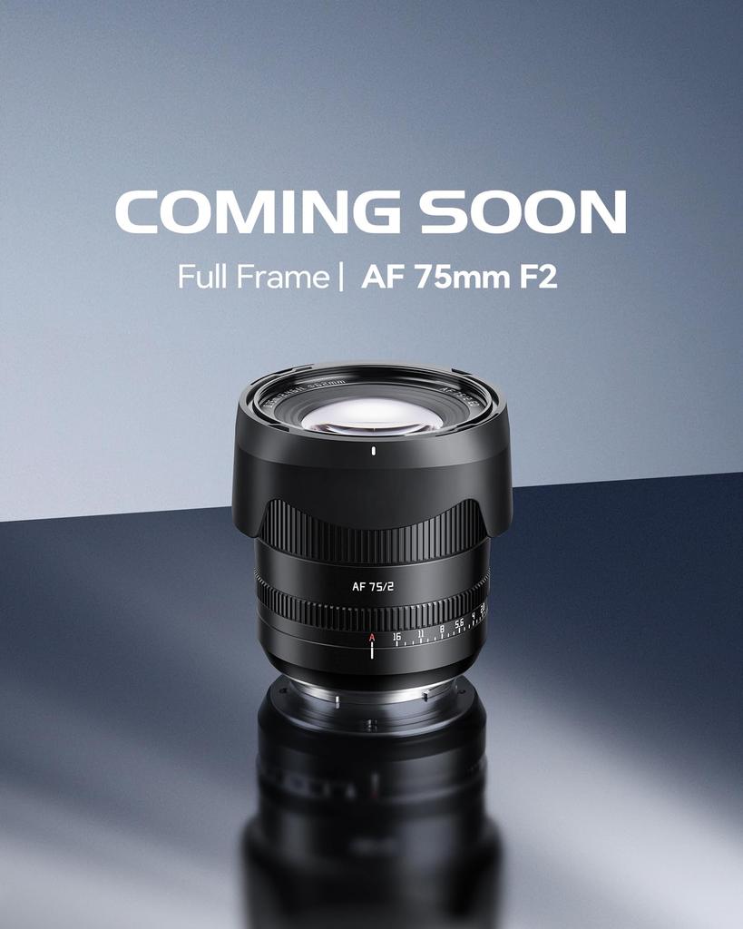 TTArtisan AF 75mm F2 E Mount Sony E Compatible Lens Large Aperture Single Focus Full Size Medium Telephoto Autofocus Black Famous Optical