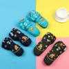 Deer Rabbit Print Cartoon Non-slip Long-sleeved Mittens Children Ski Gloves Windproof Thick Warm