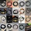 Volcanic Stone Pixiu 18 Seed Panlong Mantra Beaded Bracelet Black Bracelet