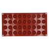 Silicone Mold Food Grade SemiSpherical Cake Mold Tray for Chocolate Soap Home Kitchen(36 Hole )