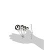 Pearl Metal Easy Wash Stainless Steel Compact Measuring Spoons, Set of 4, C-8673