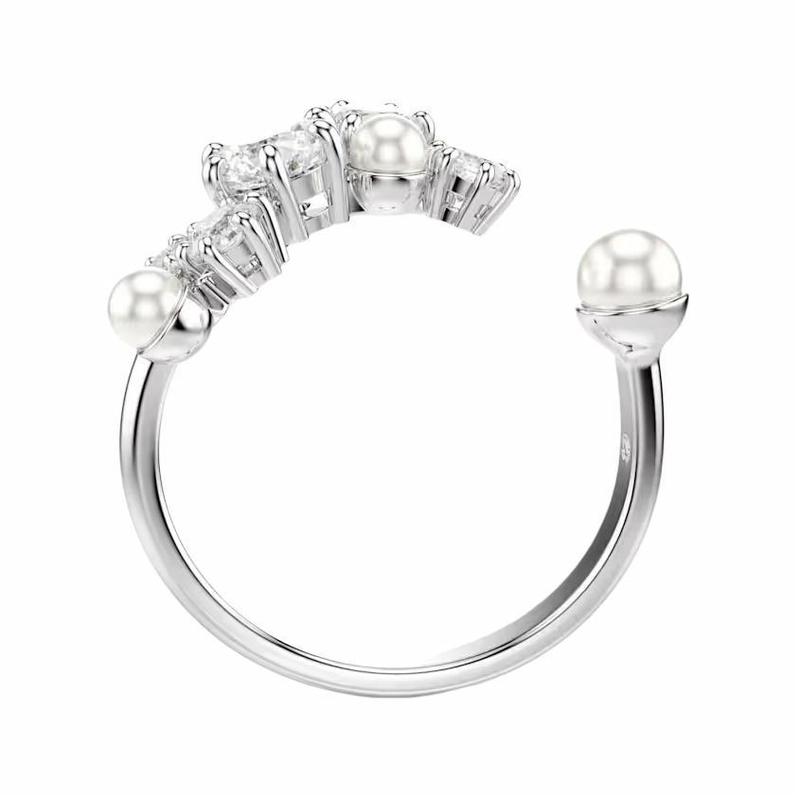 Swarovski Constella Decorative Open Design Ring Women's Silver 5705599