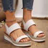 Fashion Women's Wedge Sandals Summer Lightweight Non Slip Walking Platform Shoes Woman Plus Size Casual Holiday Beach Sandalias De Mujer