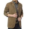 Spring and Autumn Men's Suit Cotton Casual Suit Large Size Small Blazer Tooling Jacket Thin