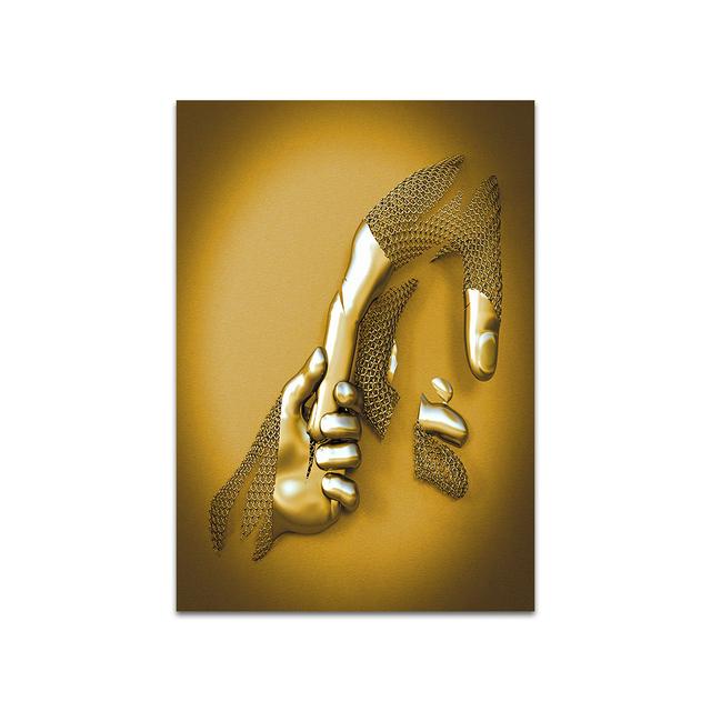 Абстрактная металлическая фигура, статуя, художественные постеры и принты, современные любовники, скульптура, холст, картины, настенные художественные украшения, фотографии