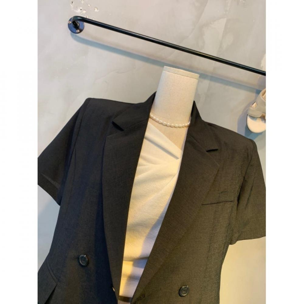 C S In The Room Shoulder Pad Short jaCket 3Color Cd 001