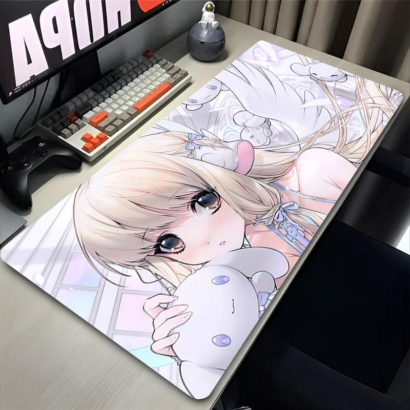 C-Chobits Чи Аниме Девушка Настольный Коврик Компьютерный Офисный Расширенный Коврик для Мыши Ноутбук Резиновый Нескользящий Большой Коврик для Мыши Игровой Шкаф Ковер