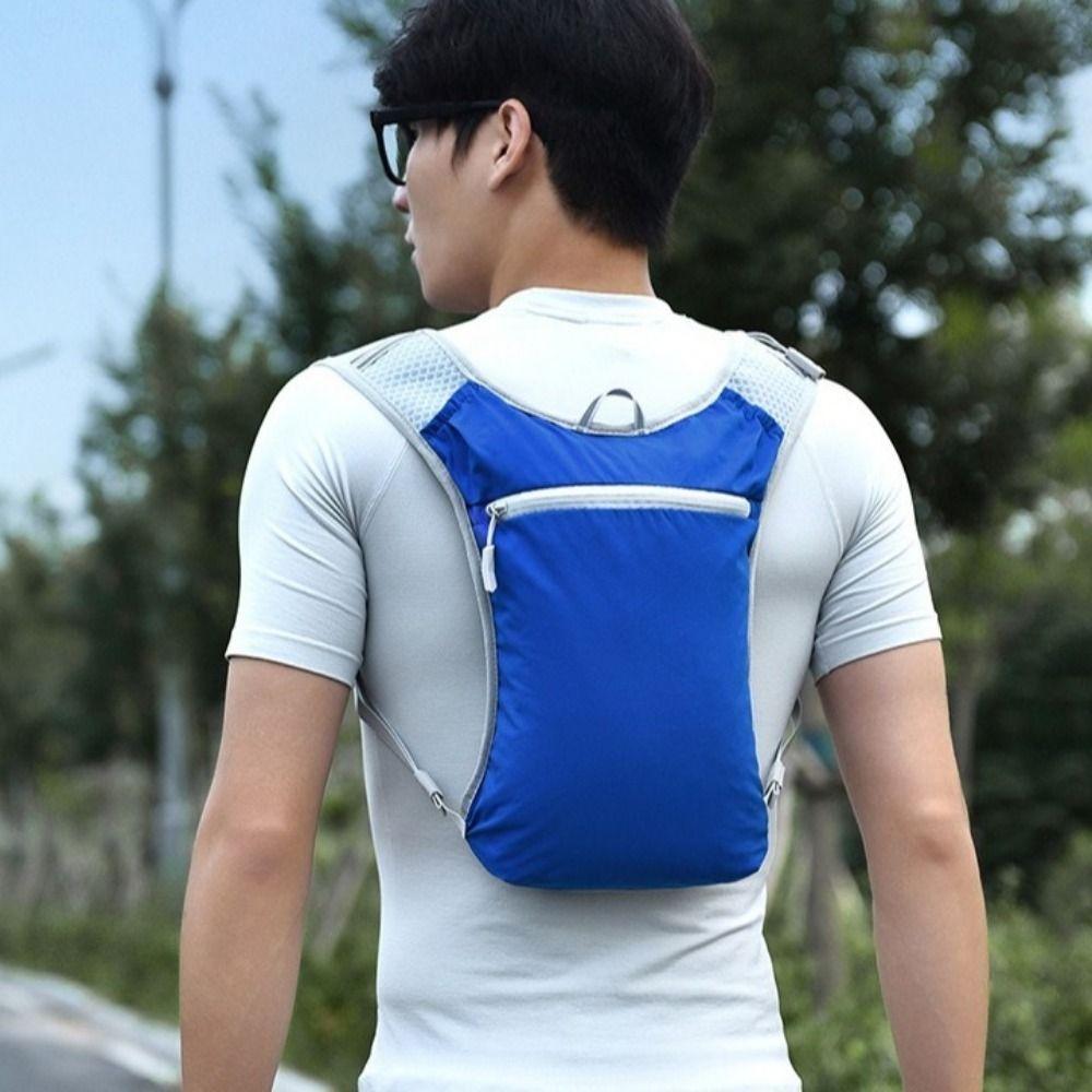 Breathable Strap Running Hydration Vest Bag Reflective Cycling Vest Backpack Marathon Running