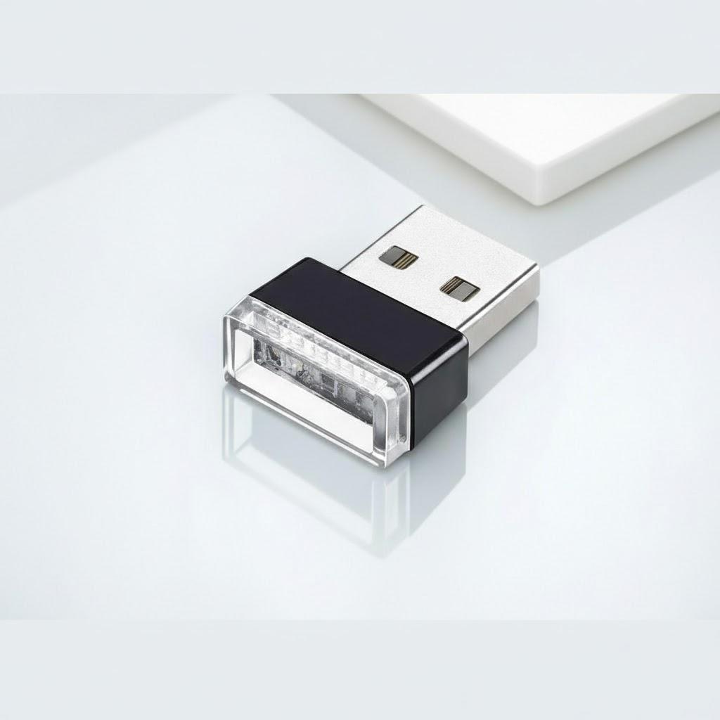 Мини USB светодиодная атмосфера для автомобиля Освещение салона Аварийное освещение Plug Play Освещение автомобиля