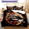 3pcs American football Bedding Set Duvet Cover Closure Includes 1 Duvet Cover & 2 Pillowcases, Soft and Comfortable for All Seasons.