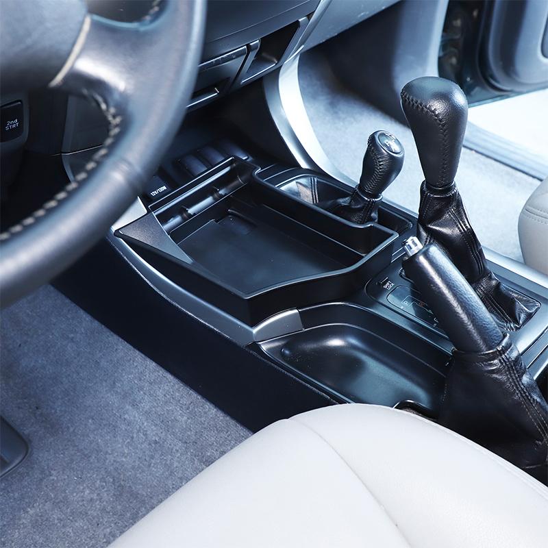 Для Toyota Prado 120 FJ120 2003-2009 ABS Черный Автомобильный Центральный Органайзер для Хранения левая сторона Ящик для Хранения Многофункциональный Ящик для Хранения Аксессуары
