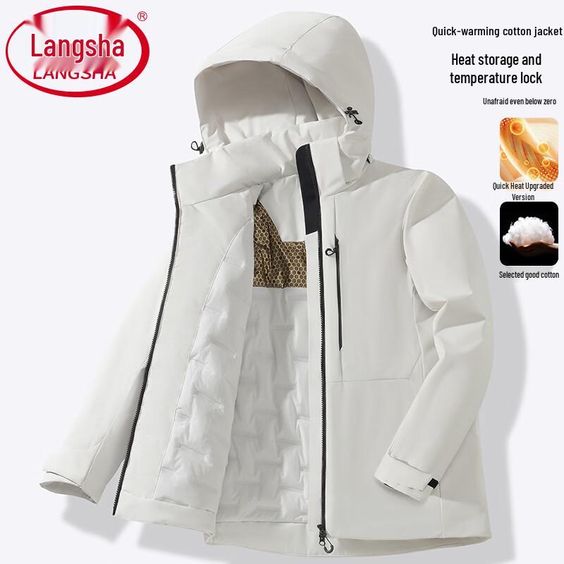 Women's Hooded Windproof Quilted Parka Jacket