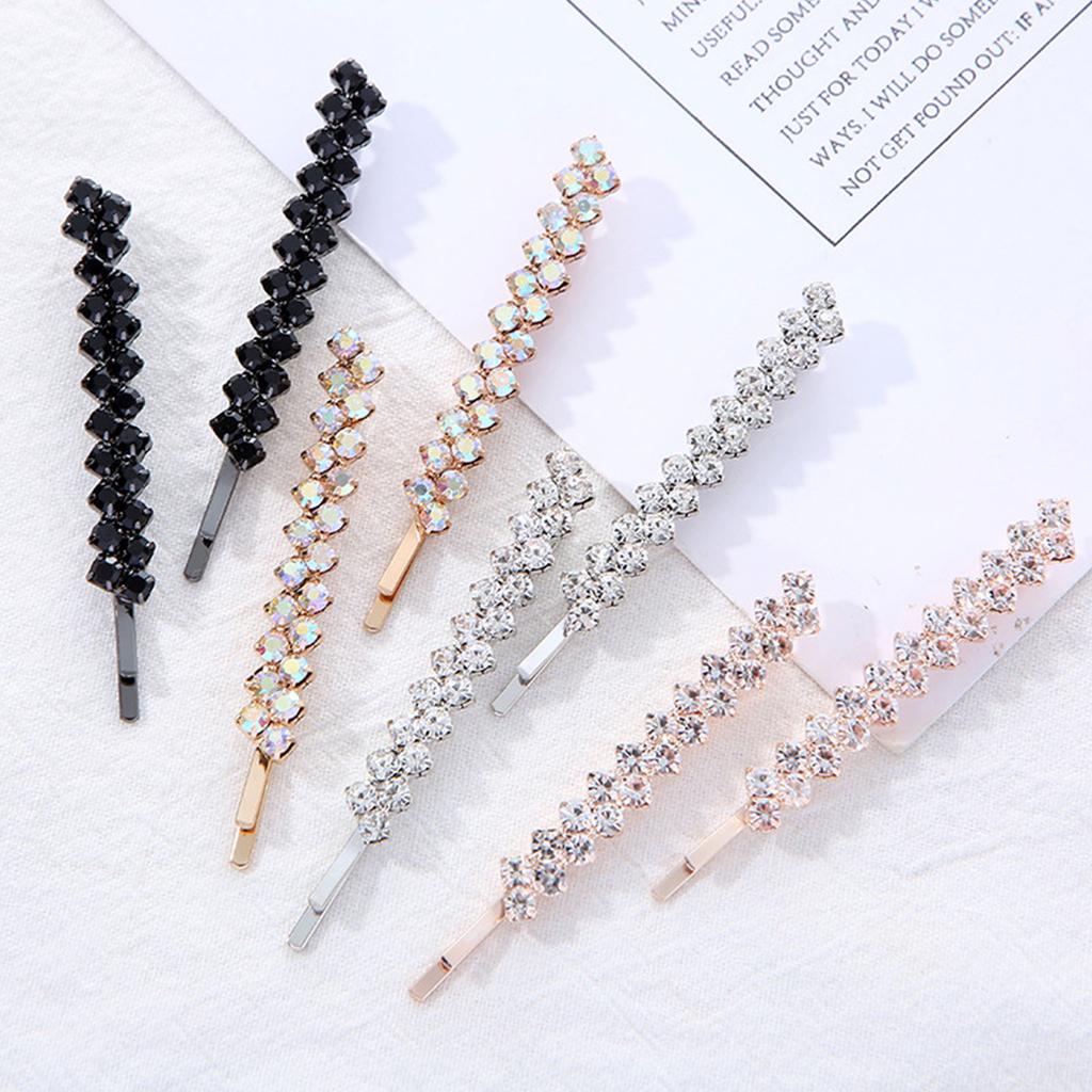 Женская заколка для волос со стразами, модная декоративная заколка для волос, металлические заколки для волос