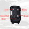 Key Fob Replacement Fits for GMC Acadia 2017 2018    Push Start 5 Button Smart Proximity Keyless Entry Remote Start Control 13508275 HYQ1EA