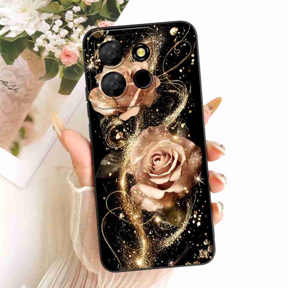 For Infinix Smart 7 Plus Case Beautiful Butterfly Cover For Infinix Smart7 Plus Smart7Plus Silicone Soft Phone Shell Capas 6.6"