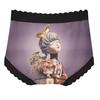Panties Female Underwear Women's Mid Waist Traceless Personality Facial Mask Pant Head High End Large Size Briefs Fashion Women Briefs Lingerie